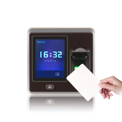 Small Size Touch Screen Biometric Fingerprint Access Control System with Alarm and Door Bell